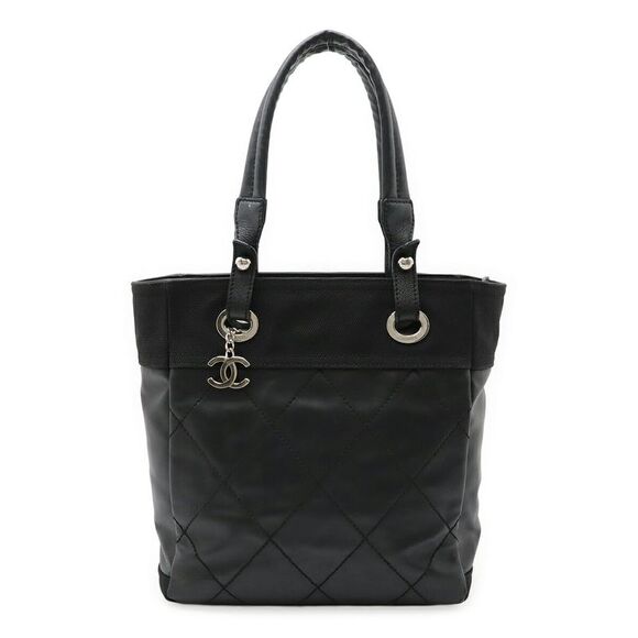 Chanel Paris Biarritz Coated Canvas 2way Tote Bag - Picture 1 of 9